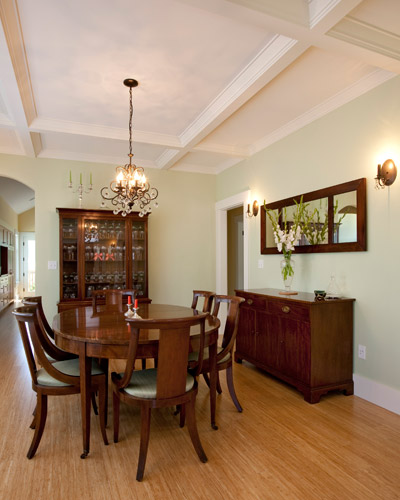 The formal dining room