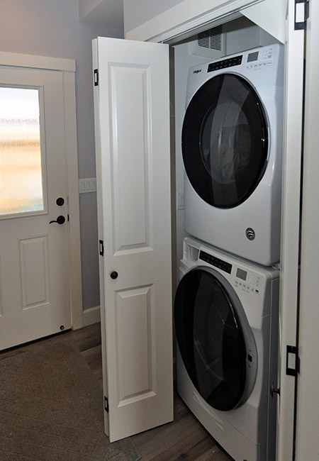 Laundry closet