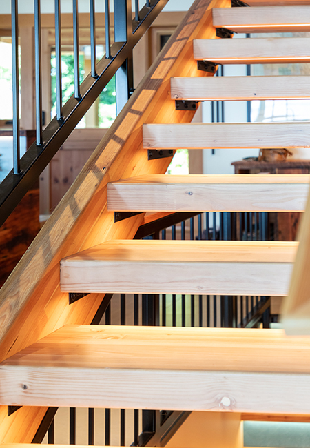 closeup of staircase
